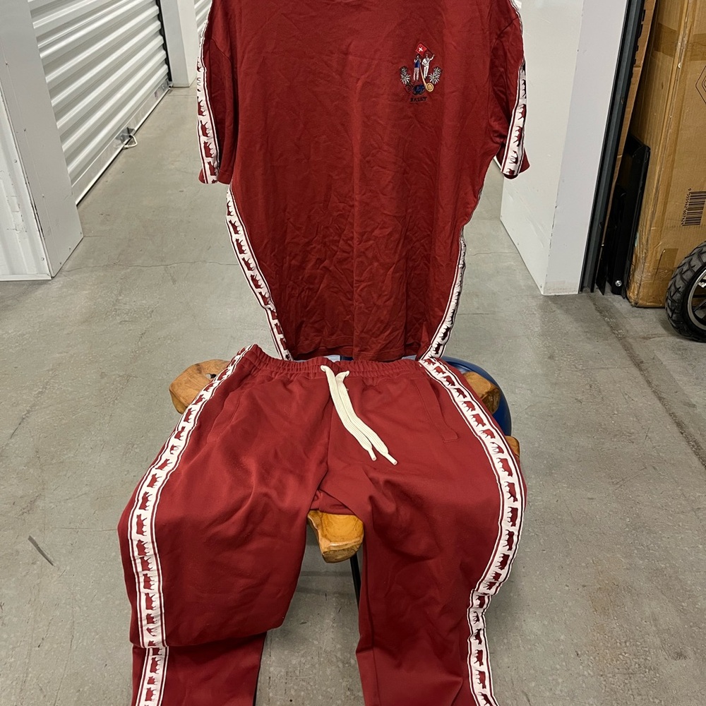 Bally Tracksuit with Logo and White Accents